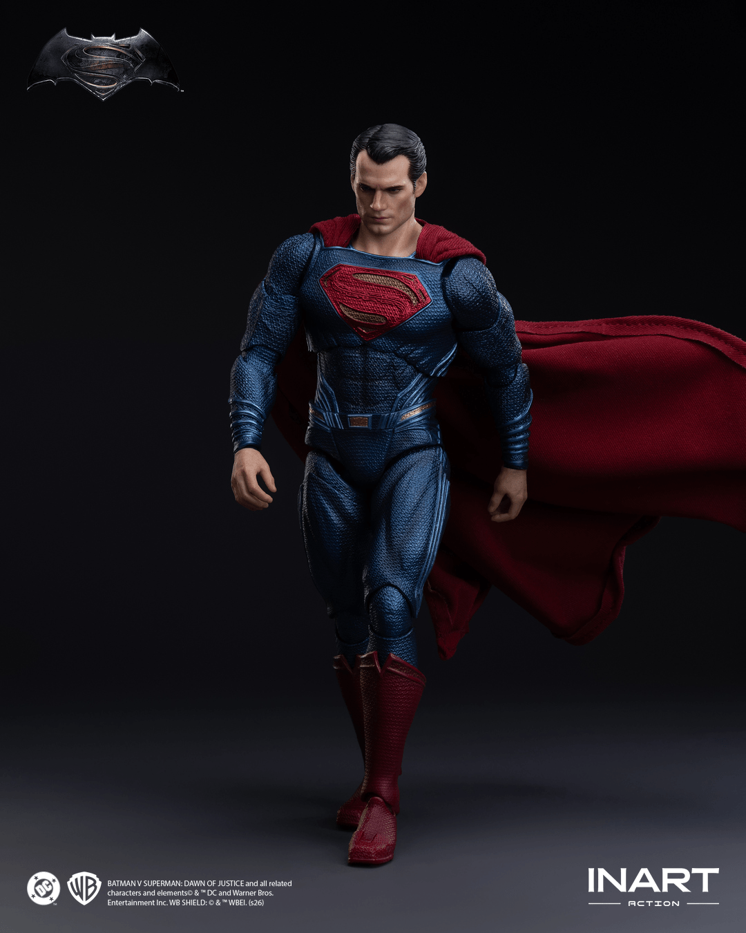 INART Batman v Superman: Dawn of Justice Superman 1/12 Scale Action Figure