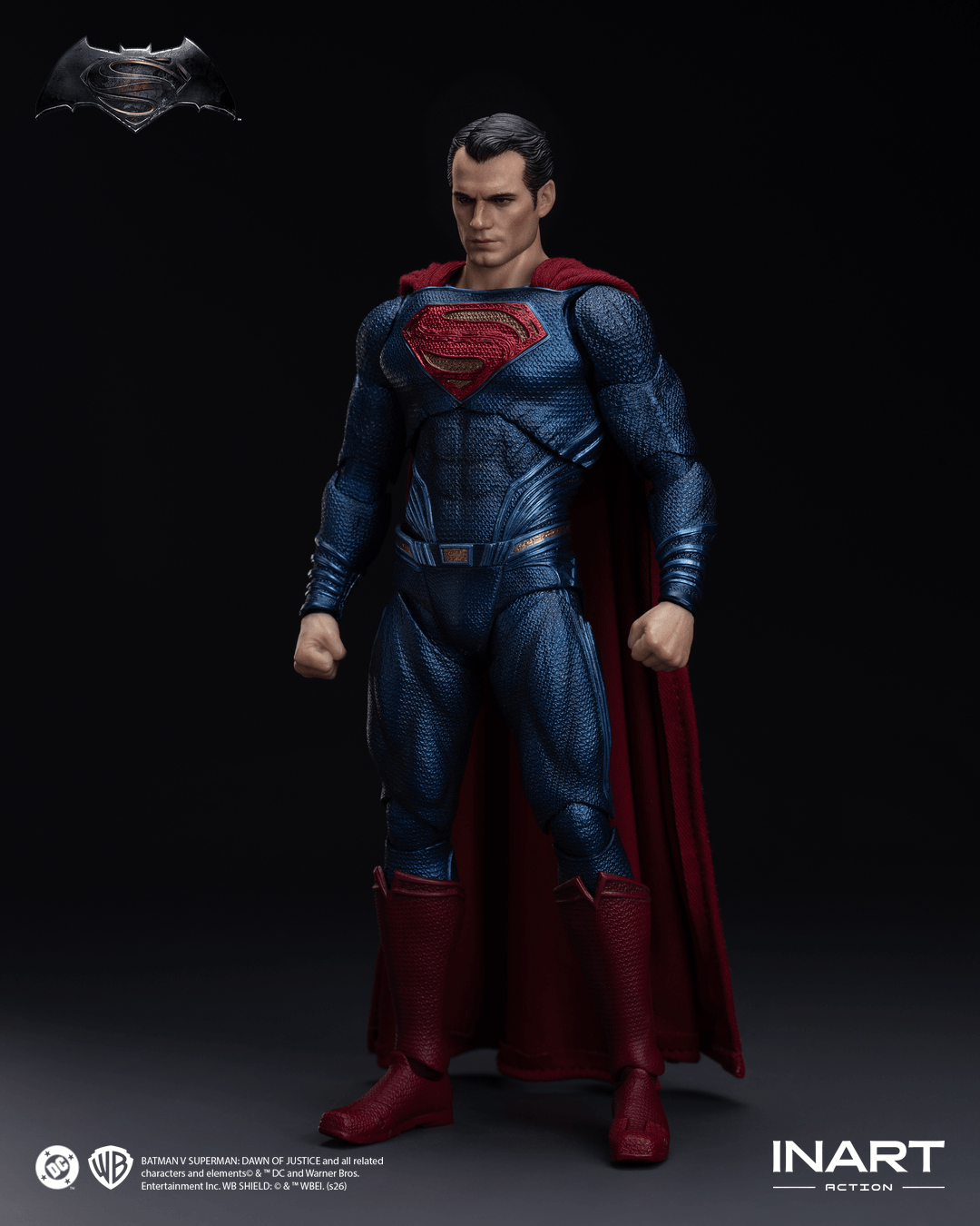 INART Batman v Superman: Dawn of Justice Superman 1/12 Scale Action Figure