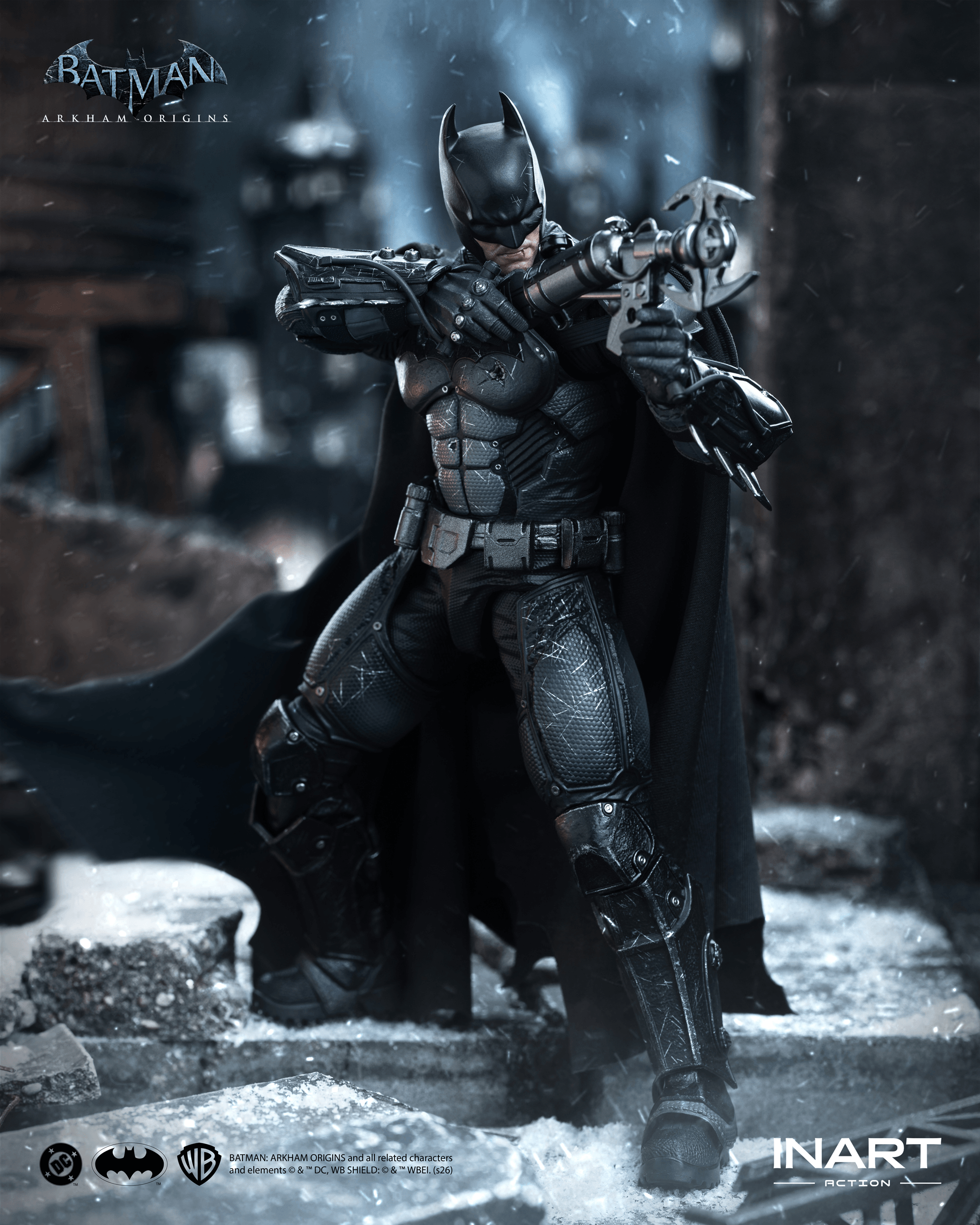 Batman: Arkham Origins - Batman (Battle Damaged Version) Action Figure