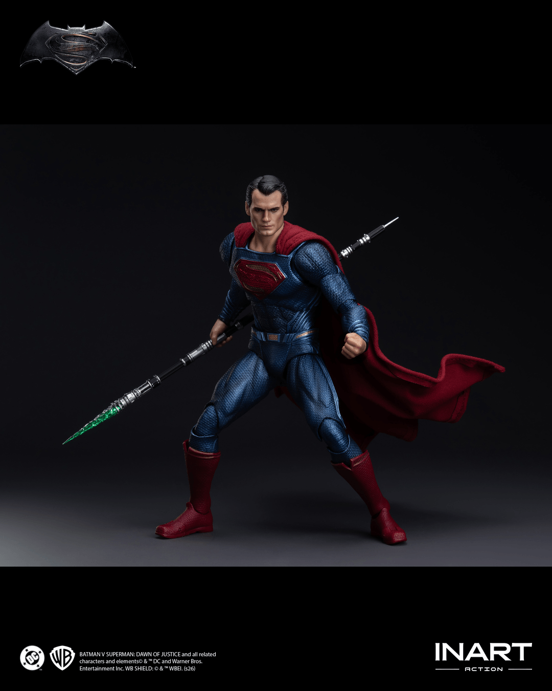 INART Batman v Superman: Dawn of Justice Superman 1/12 Scale Action Figure