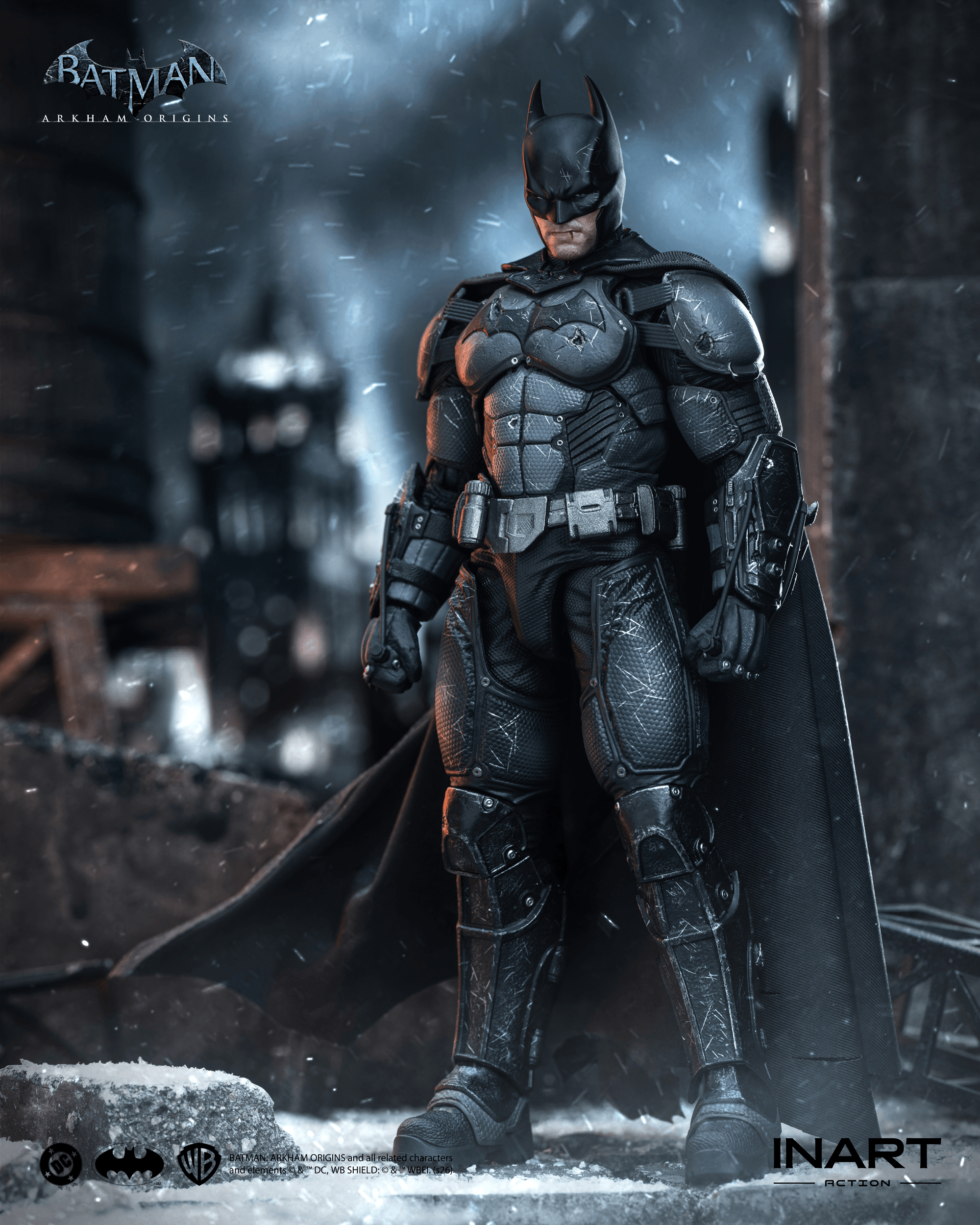 Batman: Arkham Origins - Batman (Battle Damaged Version) Action Figure