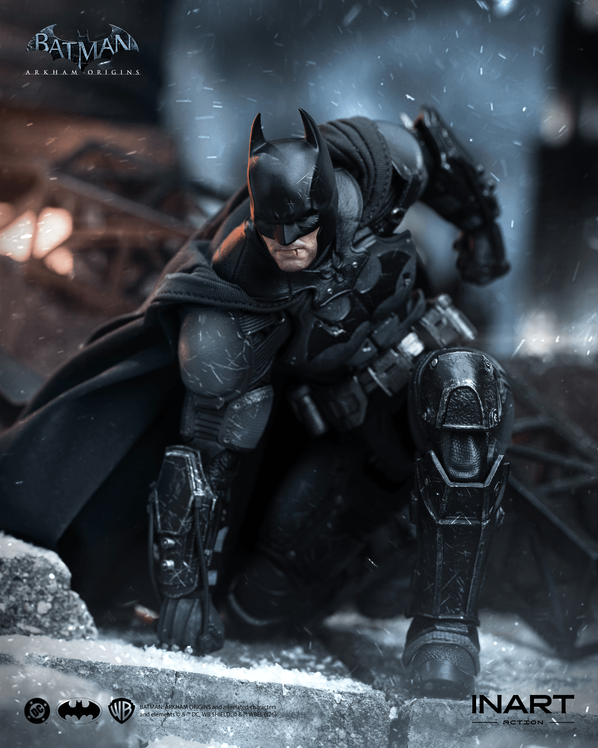 Batman: Arkham Origins - Batman (Battle Damaged Version) Action Figure