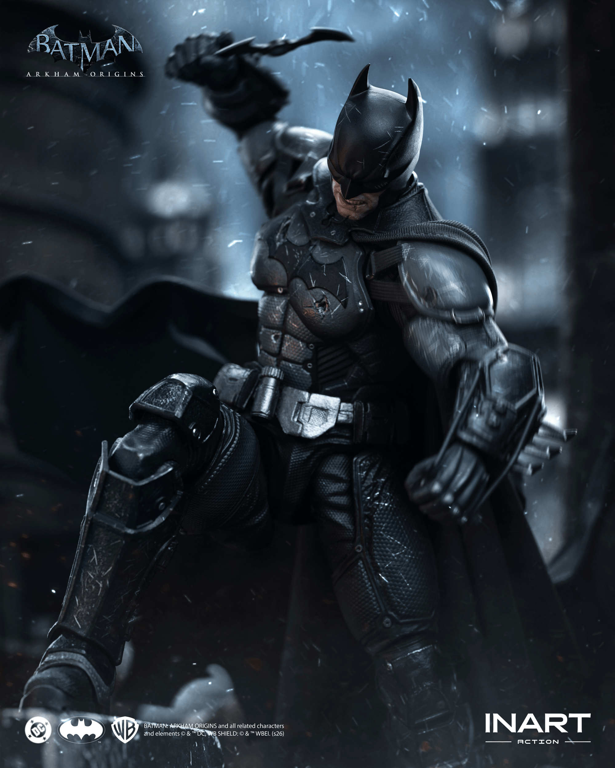 Batman: Arkham Origins - Batman (Battle Damaged Version) Action Figure