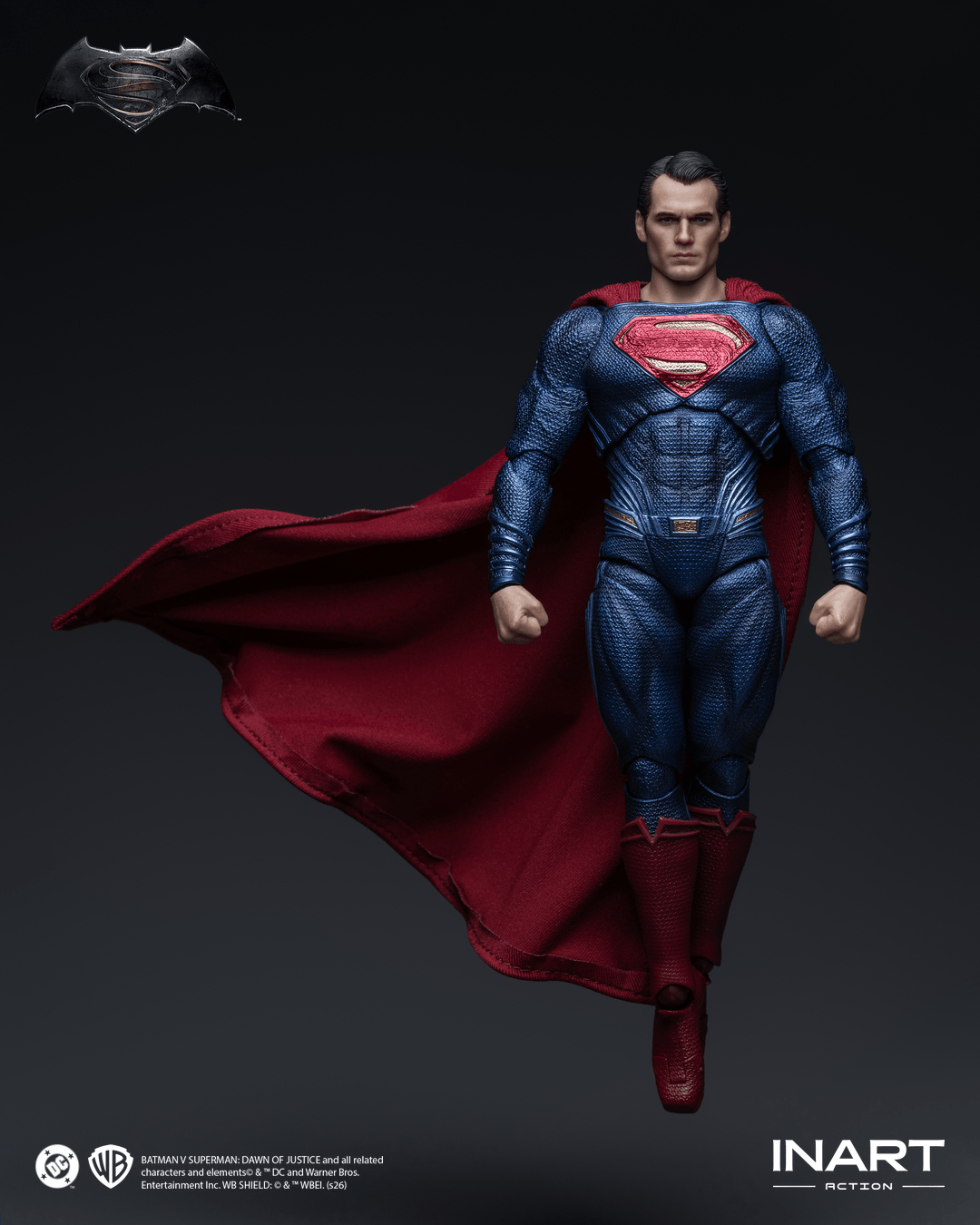 INART Batman v Superman: Dawn of Justice Superman 1/12 Scale Action Figure