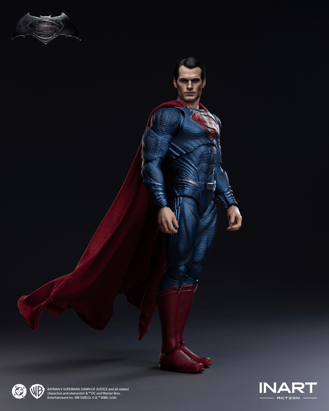 INART Batman v Superman: Dawn of Justice Superman 1/12 Scale Action Figure