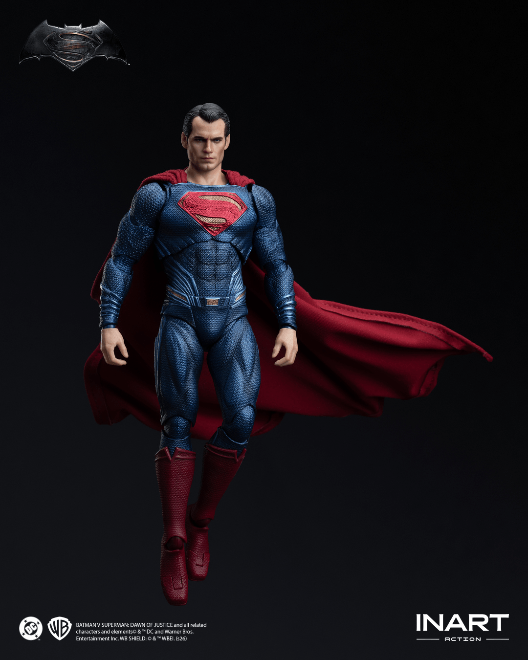 INART Batman v Superman: Dawn of Justice Superman 1/12 Scale Action Figure