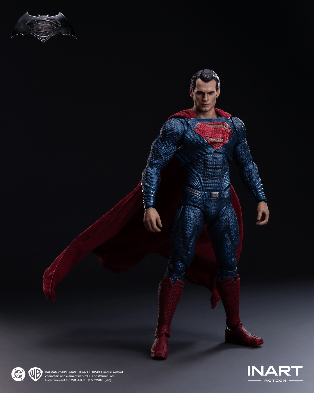 INART Batman v Superman: Dawn of Justice Superman 1/12 Scale Action Figure