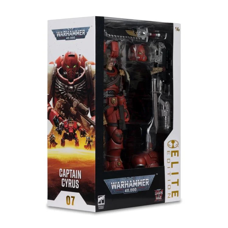 McFarlane Warhammer 40K Captain Cyrus Elite Edition 7 Inch Figure