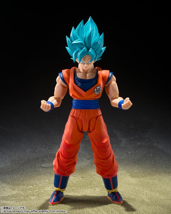 S.H.Figuarts Dragon Ball Super Super Saiyan God Super Saiyan Son Goku Action Figure (Blue Power Transcending Limits)