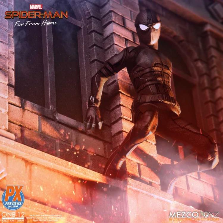 Mezco ONE:12 Collective Far From Home Stealth Suit Spider-Man