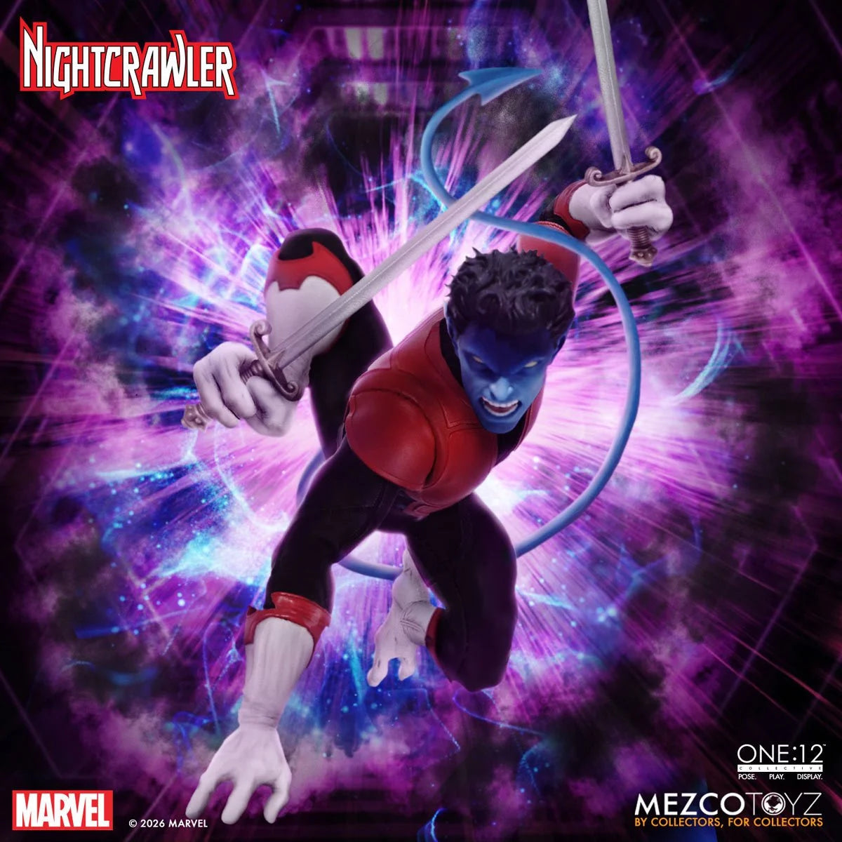 Mezco One:12 Collective Nightcrawler Action Figure X-Men Marvel