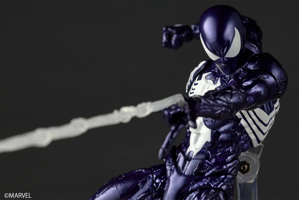 Amazing Yamaguchi Symbiote Suit Spider Man Purple Version Kaiyodo| Preorder | 1 Per Cust