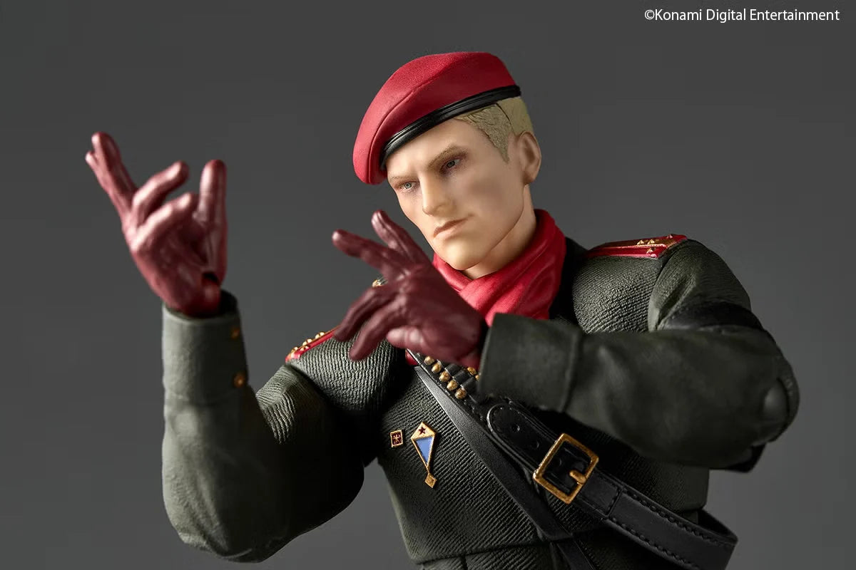Kaiyodo Amazing Yamaguchi Revoltech Ocelot Metal Gear Solid Delta Snake Eater action figure