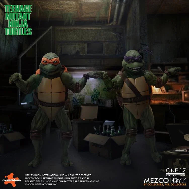 Mezco One:12 Collective Teenage Mutant Ninja Turtles 1990 Movie Deluxe Box Set