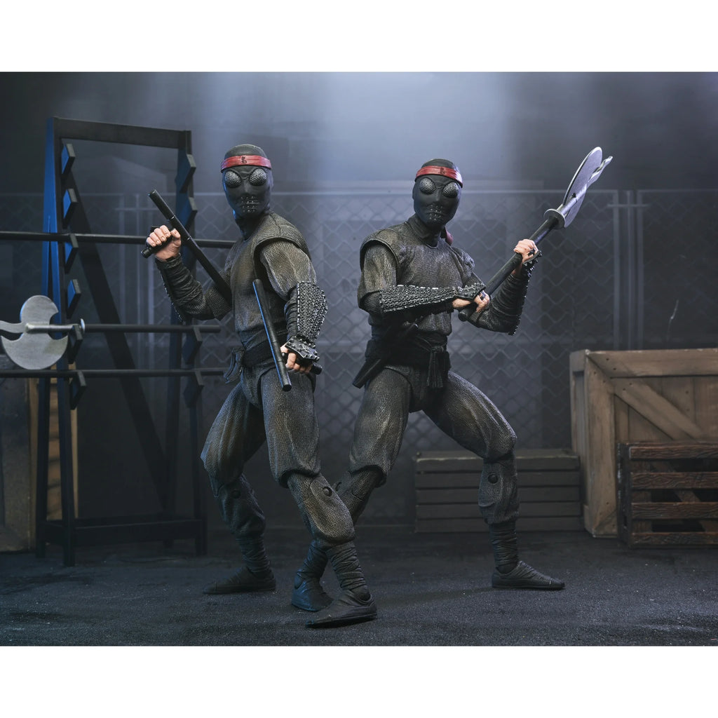 Teenage Mutant Ninja Turtles 2: Secret of the Ooze Foot Soldier 2 Pack - 7" Scale Action Figure -