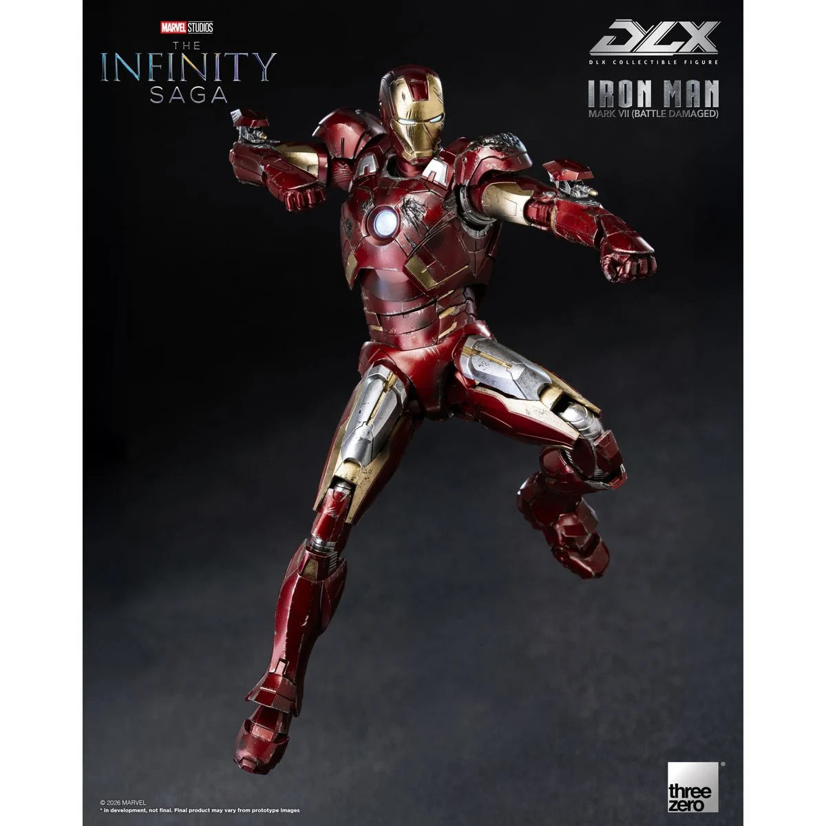 Marvel Studios: The Infinity Saga Iron Man Mark 7 Battle Damaged DLX Action Figure