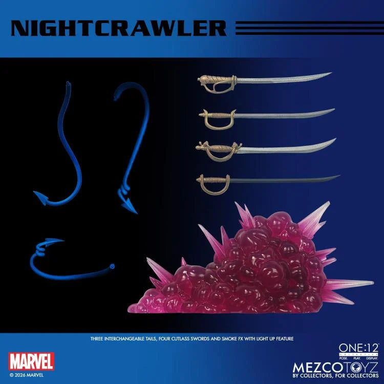 Mezco One:12 Collective Nightcrawler Action Figure X-Men Marvel