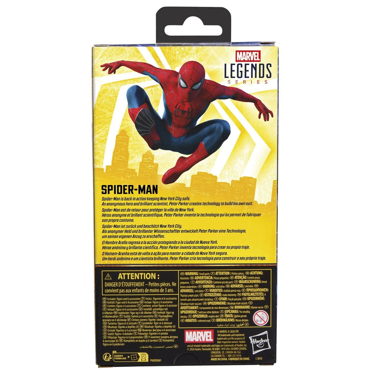 Spider Man Brand New Day Marvel Legends Series Spider Man 6 Inch Action Figure