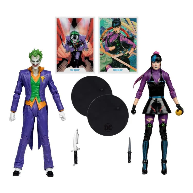 DC Multiverse The Joker and Punchline 7-Inch Scale Action Figure 2-Pack