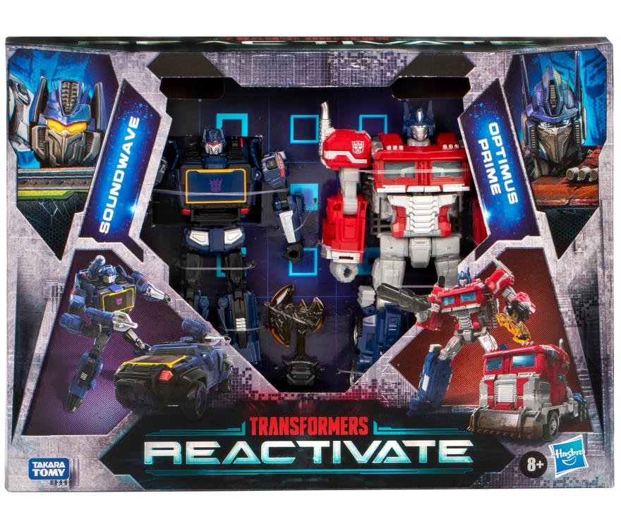 Transformers: Reactivate Soundwave vs. Optimus Prime Two-Pack