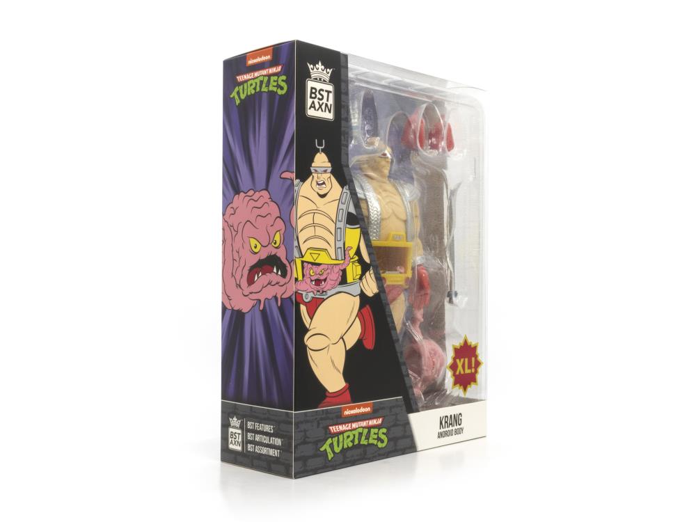 Figura de acción de las Tortugas Ninja Adolescentes Mutantes BST AXN XL Krang con cuerpo de Android 