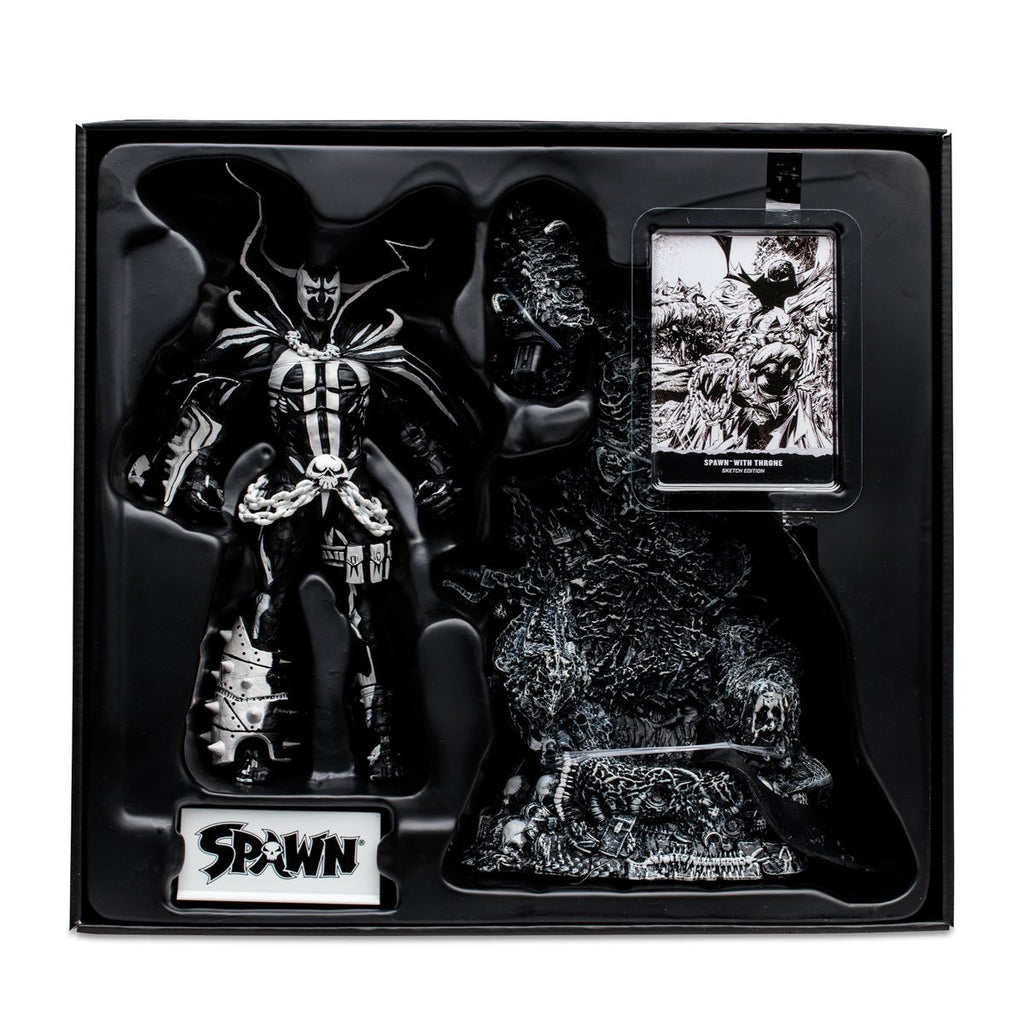 Spawn Throne Sketch Edition Gold Label | Mcfarlane Toys | SDCC Exclusive