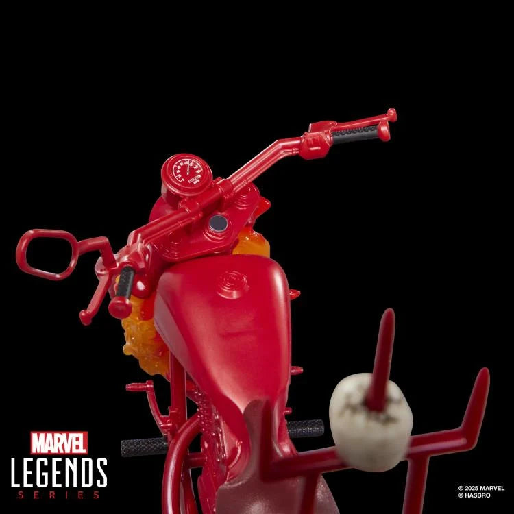 Marvel Legends Ghost Rider Johnny Blaze with Motorcycle 6 Inch Action Figure