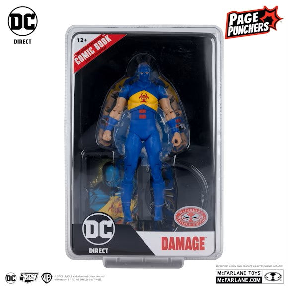 Page Punchers Kingdom Come: Damage Action Figure | Red Platinum Edition