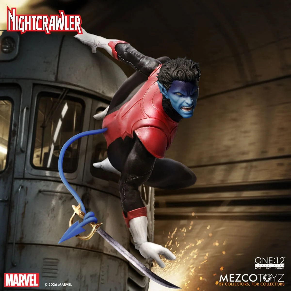 Mezco One:12 Collective Nightcrawler Action Figure X-Men Marvel