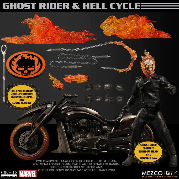 ONE:12 COLLECTIVE | Ghost Rider & Hell Cycle Set