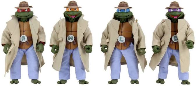 NECA Teenage Mutant Ninja Turtles Turtles in Disguise 4-Pack