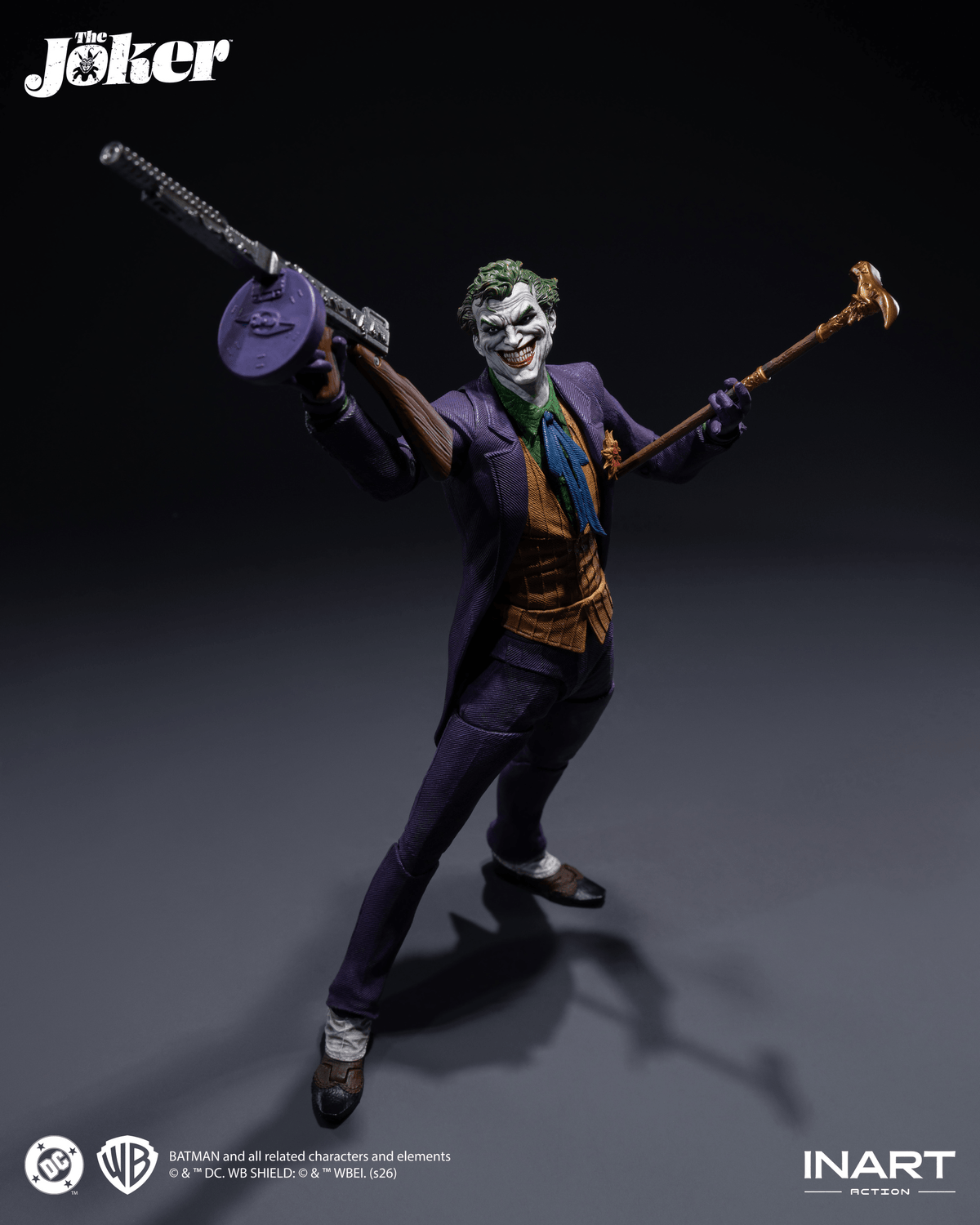 INART The Joker with weapons 1/12 scale