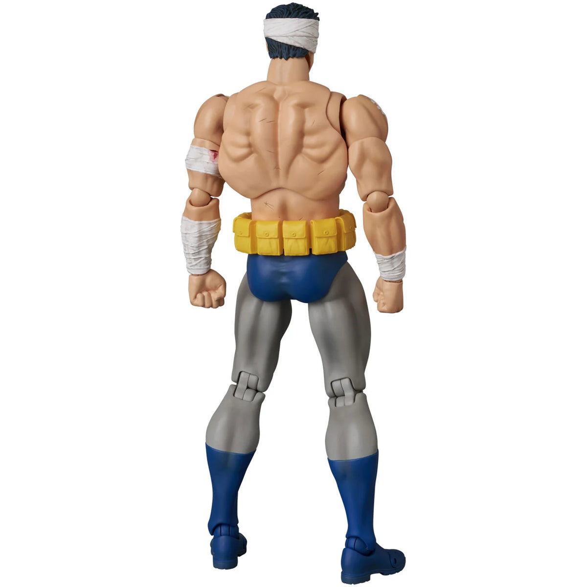 MAFEX No.333 Batman Recollection Blue Ver. injured Bruce Wayne full body back view