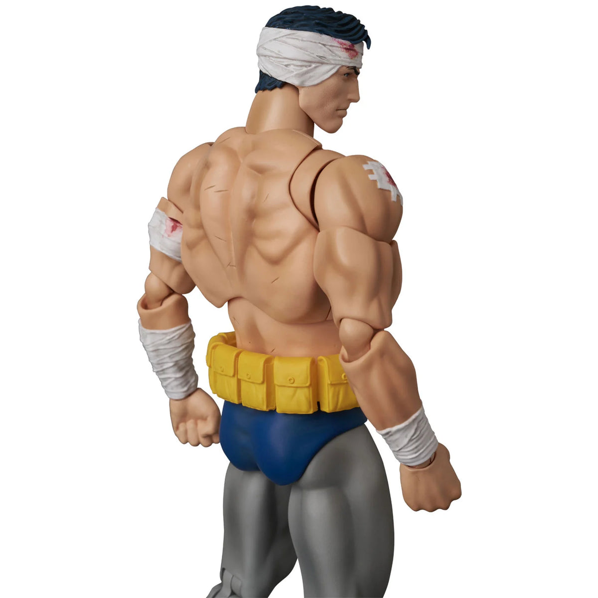 MAFEX No.333 Batman Recollection Blue Ver. injured Bruce Wayne alternate body rear view