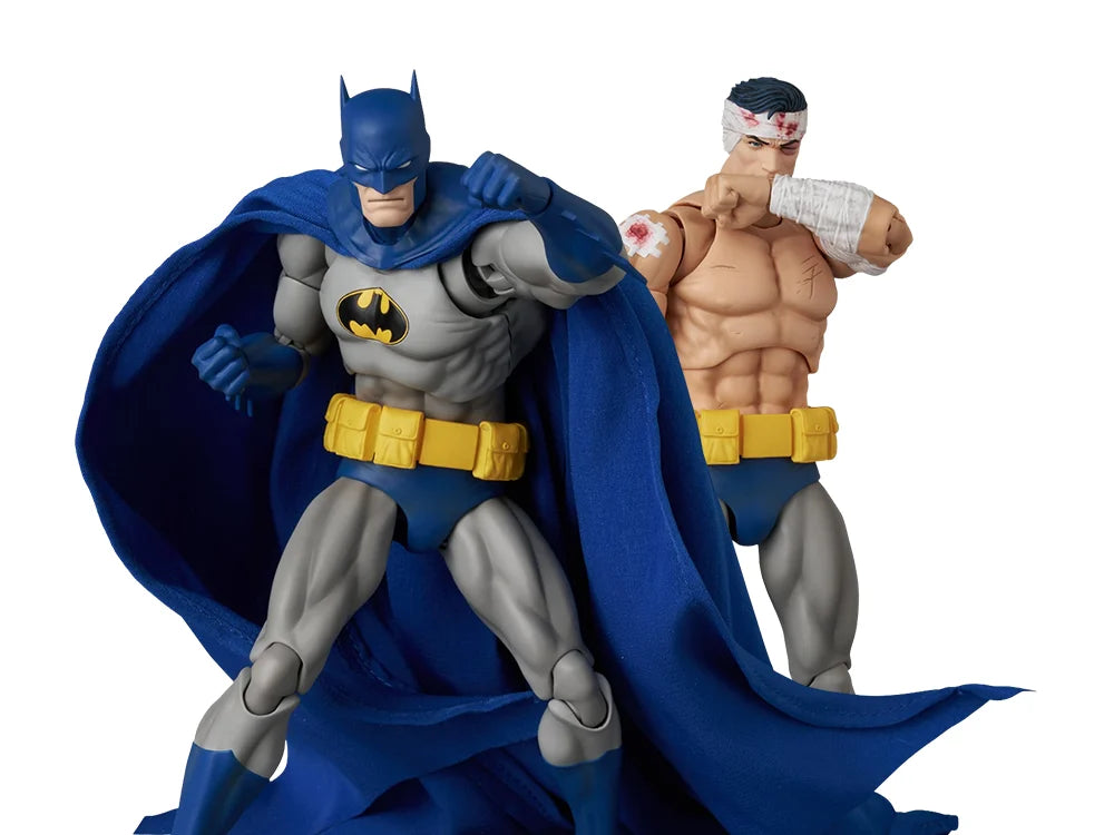 MAFEX No.333 Batman Recollection Blue Ver. Batman and alternate Bruce Wayne configuration