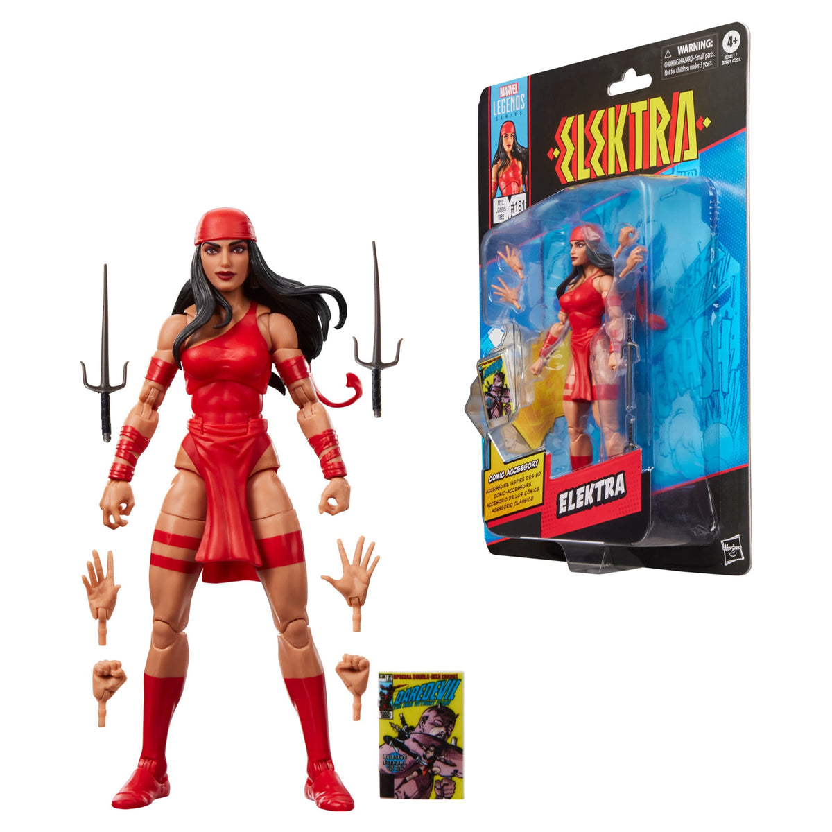Marvel Legends Elektra Daredevil #181 (1982) Action Figure & Comic Accessory - image 10