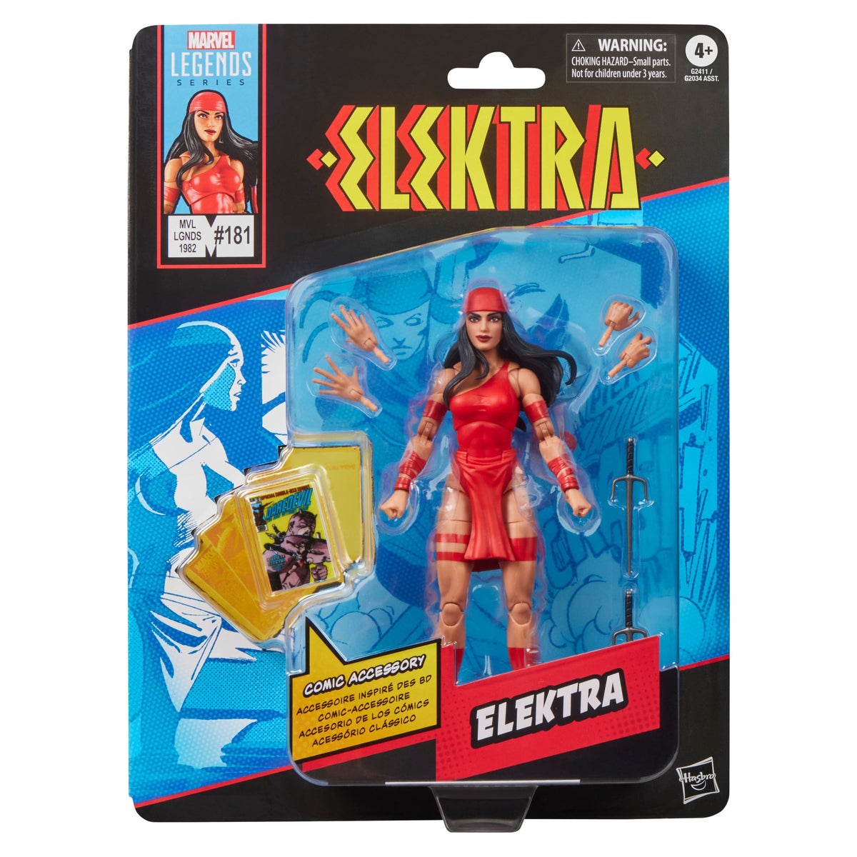 Marvel Legends Elektra Daredevil #181 (1982) Action Figure & Comic Accessory - image 11