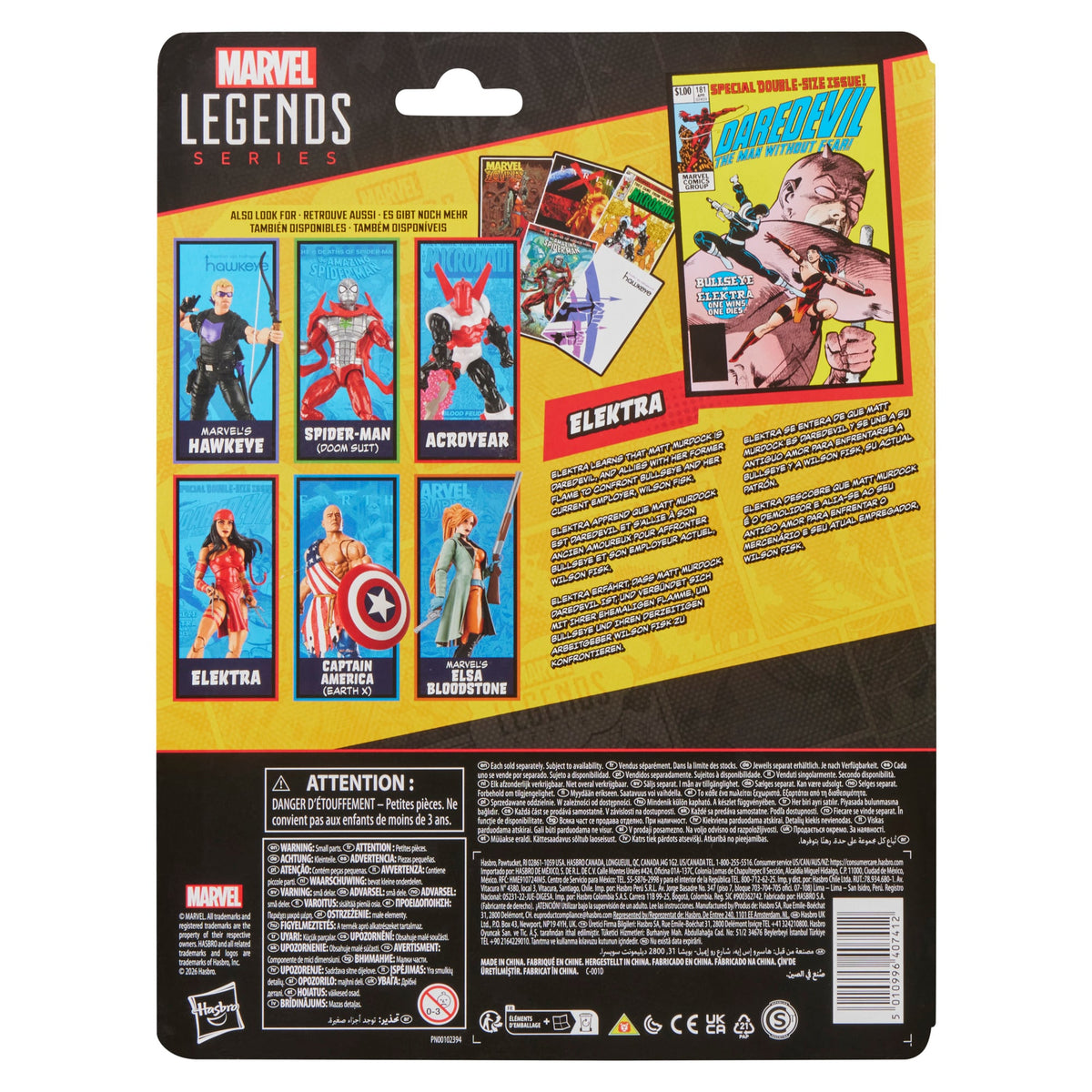 Marvel Legends Elektra Daredevil #181 (1982) Action Figure & Comic Accessory - image 13