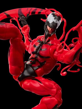 Hasbro Marvel Legends Maximum Carnage Carnage 6-inch action figure dynamic symbiote pose