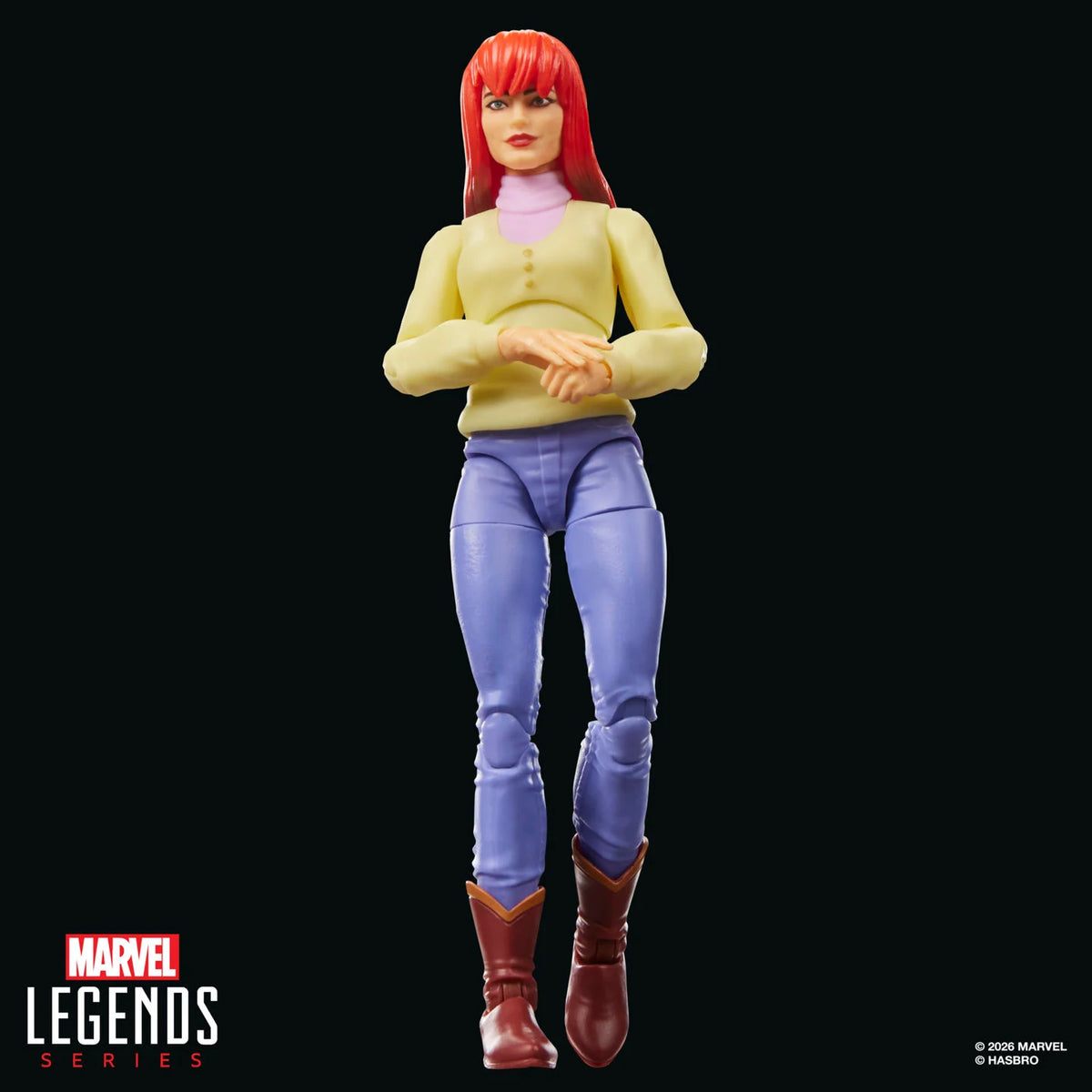 Marvel Legends Mary Jane Watson 6-inch action figure front view