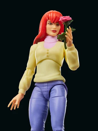 Marvel Legends Mary Jane Watson action figure rose portrait