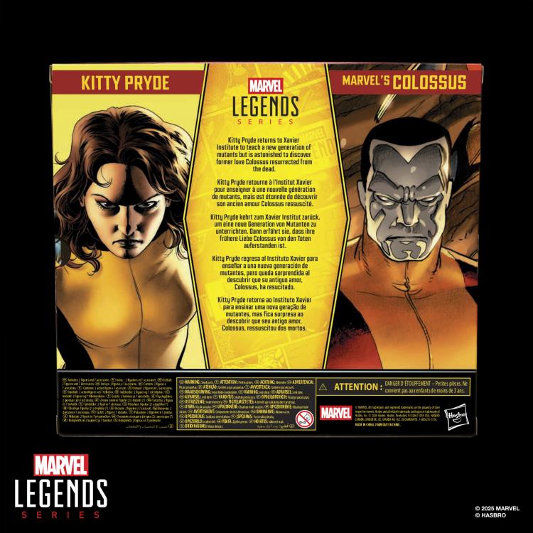 Marvel Legends X-Men Kitty Pryde & Marvel’s Colossus Two-Pack 6-Inch Action Figures