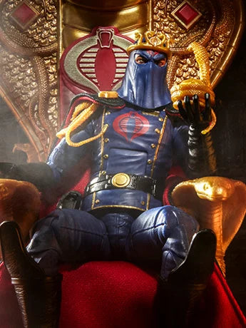 Hasbro G.I. Joe Classified Series Cobra Commander (Dress Uniform) Action Figure with Throne