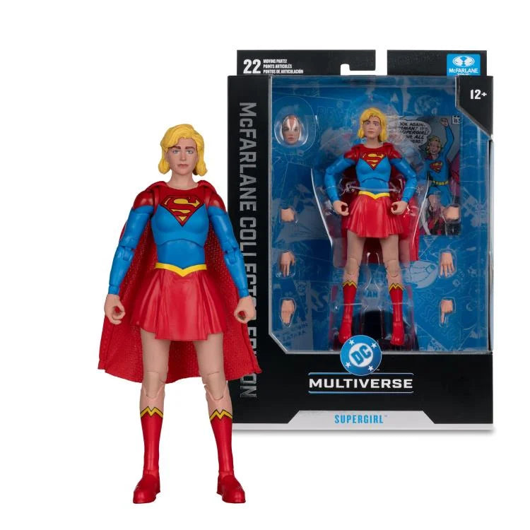 DC Multiverse Platinum Chase Variant Supergirl Action Comics Figure