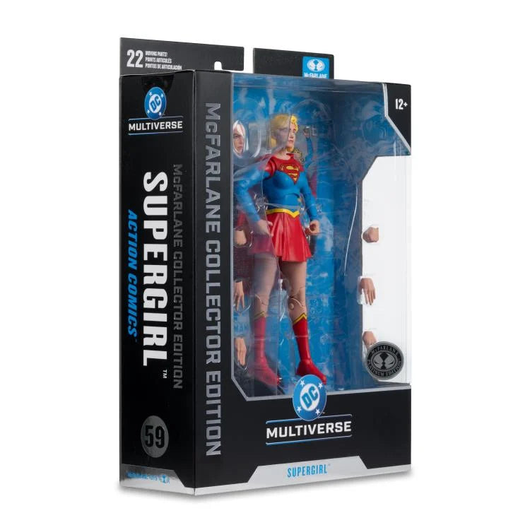 DC Multiverse Platinum Chase Variant Supergirl Action Comics Figure