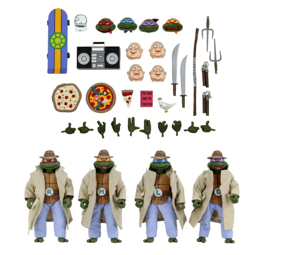 NECA Teenage Mutant Ninja Turtles Turtles in Disguise 4-Pack