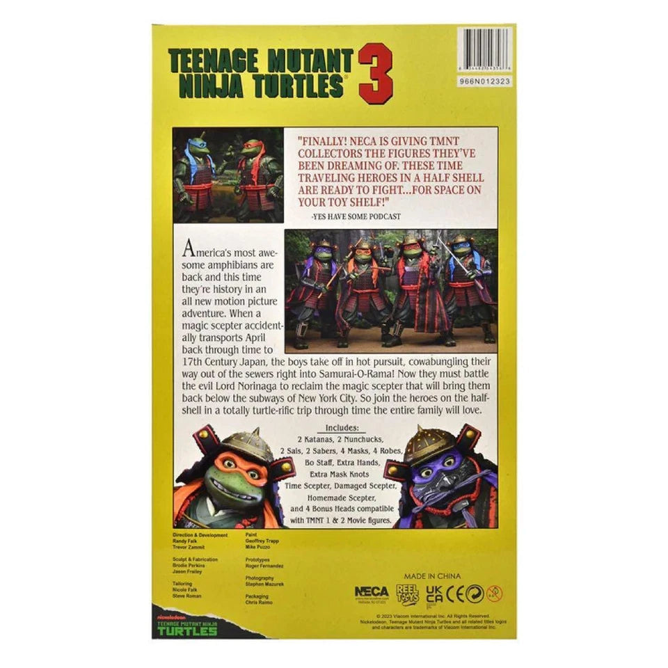 Hope For The Warriors | Teenage Mutant Ninja Turtles 3 (Movie) - Turtles in Time - 7" Scale Action Figures - Donatello & Raphael 2 Pack