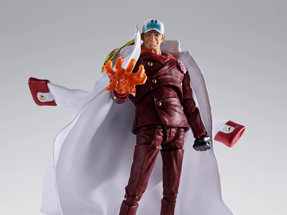 S.H.Figuarts Sakazuki Akainu Marineford figure with magma hand effect