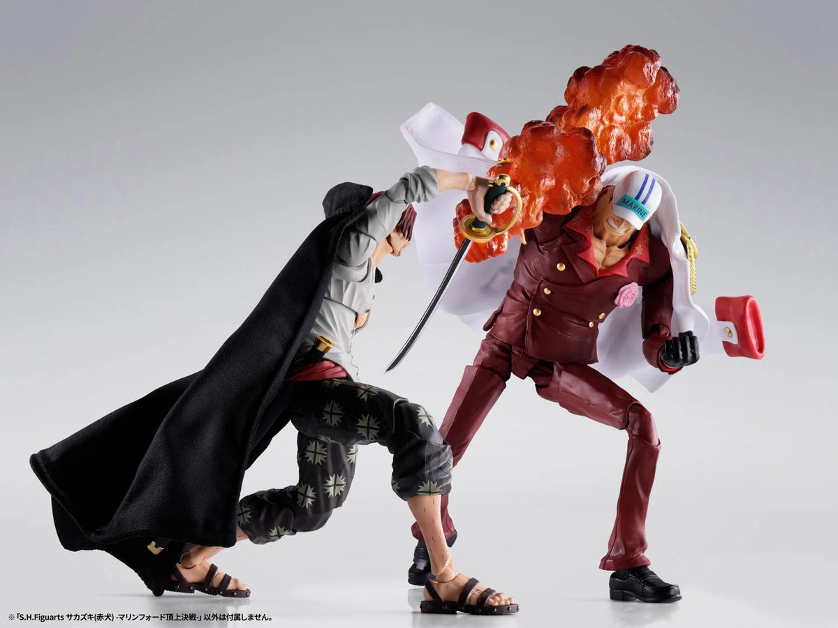 S.H.Figuarts Sakazuki Akainu Marineford battle scene
