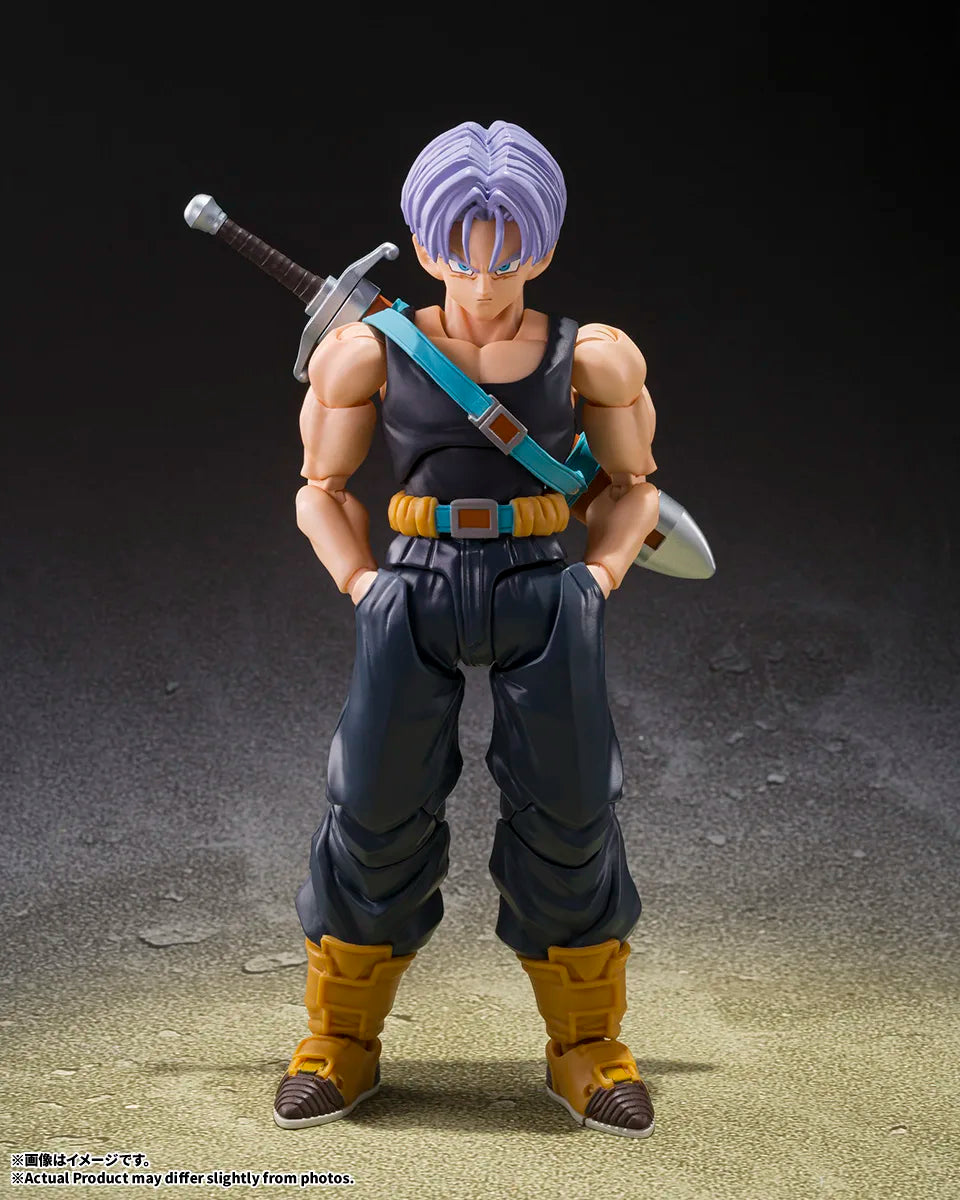 S.H.Figuarts Trunks Z-Fighters Dragon Ball Z action figure with Group Base Ver. B